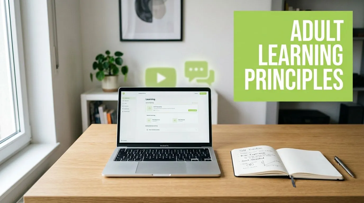 Actionable Adult Learning Principles for Courses