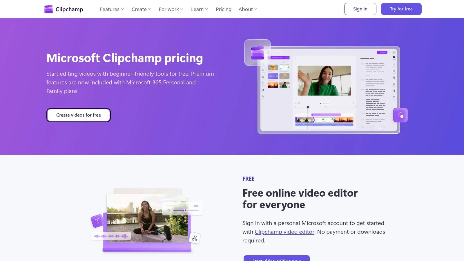 Microsoft Clipchamp