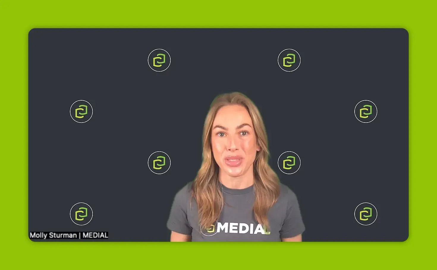 MEDIAL presenter speaking on camera about MEDIAL’s AI direction and continuity with SEEEN