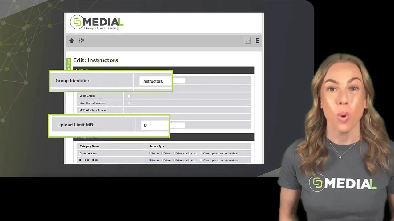 MEDIAL Konfiguration von Upload-Limits nach Gruppe im Administrationsbereich